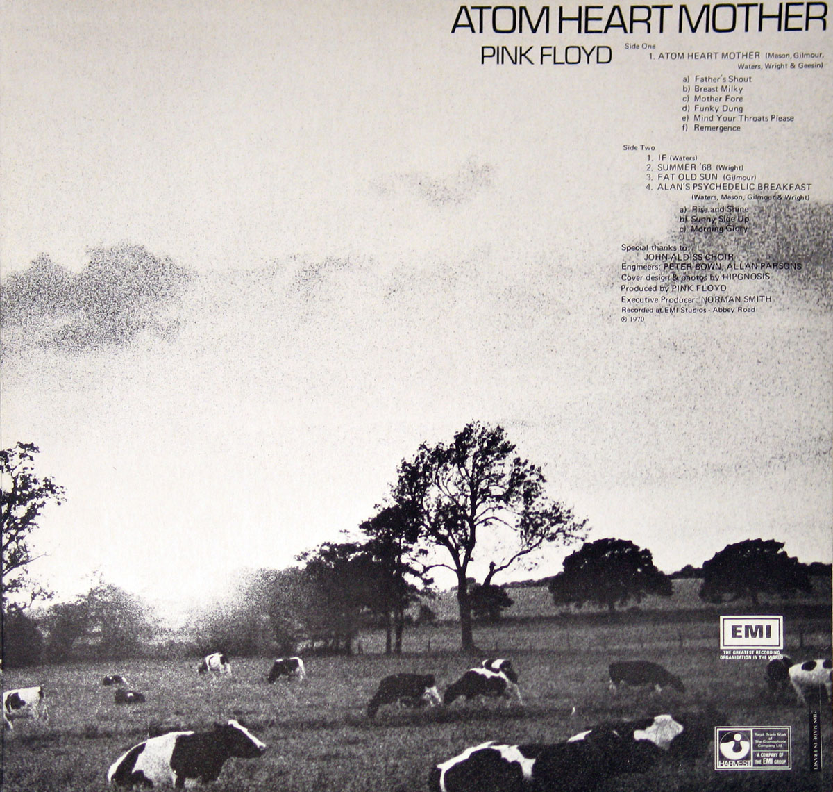 High Resolution Photo #4 PINK FLOYD Atom Heart France 